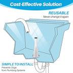 Feekoon 2 Pack Lint Trap for Washing Machine Utility Tub and Sink Drains - Image 5