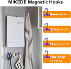 MIKEDE Magnetic Hooks, 150LB Heavy Duty Magnets - Image 2