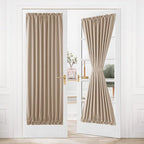 DWCN French Door Curtains – Rod Pocket Thermal Blackout Curtain by DWCN