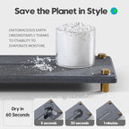 Kitchen Sink Caddy Water Absorbing Stone Drying Tray, Diatomite Bathroom Sink - Image 4