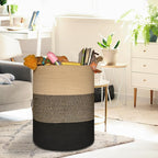 COMSE Extra Large Blanket Basket, Tall Woven Storage Basket, Nursery Hamper - Image 5