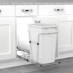 Rev-A-Shelf Pullout Trash Can for Kitchen Cabinets 35 Quart Garbage Waste - Image 8
