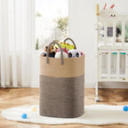Laundry Basket, Woven Cotton Rope Laundry Hamper, Versatile Storage - Image 6