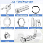 Extra-Long Cam Locks, 2-1/8 Inch, Keyed Alike, Zinc Alloy - Image 7