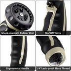 RESTMO Hose Nozzle with Easy Self-Lock Trigger, Heavy Duty Metal Water Hose - Image 7
