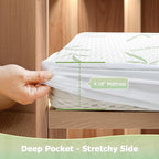 Mattress Protector Soft Crib Rayon Bamboo Waterproof Mattress Pad Cover - Image 5