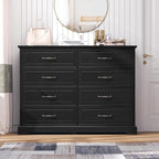 8 Drawer Dresser for Bedroom, Rustic Farmhouse Dresser - Image 3