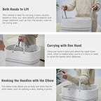danpinera 75L Woven Laundry Hamper - Image 7
