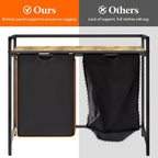 Lifewit Laundry Hamper 3 Section, 120L Pull out Laundry Clothes Basket Organizer - Image 5