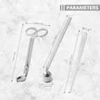 PATOISE 3 in 1 Candle Accessory Set, Candle Wick Trimmer Cutter, Candle Snuffer - Image 6
