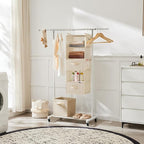 MAX Houser 5 Tier Shelf Hanging Closet Organizer, Cloth Hanging Shelf - Image 6
