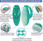 Handle Grip Nail Brush for Cleaning Fingernails Hands & Under Nails, Stiff - Image 3