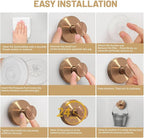 4pcs Suction Cup Hooks for Shower, Shower Towel Suction Hooks, No Drill Towel - Image 5