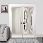 DWCN French Door Curtains – Rod Pocket Thermal Blackout Curtain by DWCN