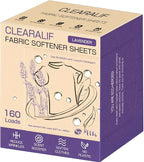 CLEARALIF laundry Fabric Softener Sheets, Lavender Scent, 160 Loads, Eco by CLEARALIF