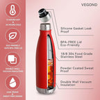 VEGOND 17oz Stainless Steel Water Bottles Bulk, Reusable Metal Sports Water - Image 2