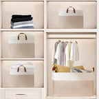 DULLEMELO 70L Extra Large Storage Bin, Collapsible Storage Box, Fabric Clothes - Image 6