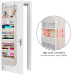 Univivi 6-Shelf Over Door Hanging Organizer Fabric Baby Door Storage - Image 4