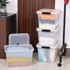 Zopnny 25 Quart Clear Storage Bin - Image 5