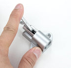 2 Packs Self-Closing Latches，Silver Gray Spring Door Lock，Resilient Bolt Latch - Image 5