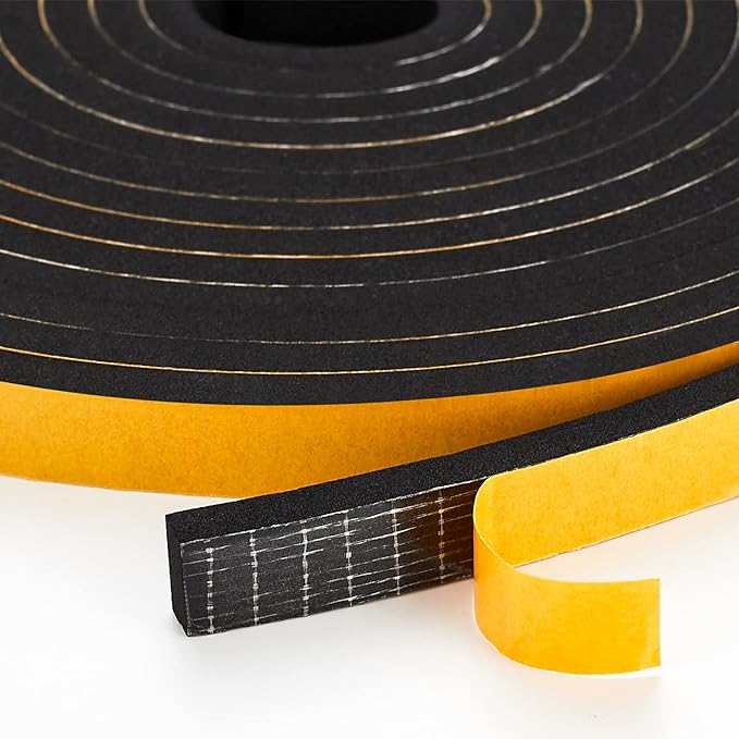 10 Feet Weather Stripping Door Seal, 3/4" Wide X 5/16" Thick Door Seal Strip by Ravinte