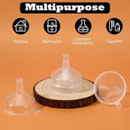 4PCS Mini Plastic Funnel, 5.5cm/2.17Inch Funnels - Image 3