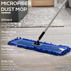 KLEEN HANDLER 24 Inch Microfiber Dust Mop Bulk Pack of 12, Medium Washable - Image 5