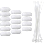 eBoot 15 Pieces Lint Traps Lint Snare Washing Machine Mesh Washer Laundry Hose by eBoot