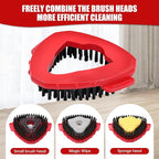 1 Pcs Spin Mop Replacements Scrub Brush and 1 Mop Base - Image 3