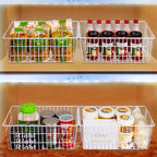 SANNO Wire Metal Baskets Freezer Baskets Farmhouse Organizer Storage Bins Large - Image 3