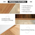 16.4Ft Floor Transition Strip Self Adhesive Vinyl Cover Floor Strip Flat - Image 6