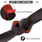 20Ft Floor Transition Strip Self Adhesive Vinyl Cover Floor Strip Flat Divider - Image 3