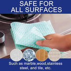 100 Count Disposable Cleaning Towels and Dish Cloths, Super Absorbent Dishcloths - Image 7