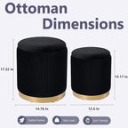 Royal Windsor Round Ottoman - Image 3