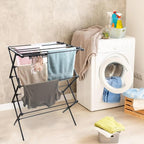 3 Tiers Foldable Clothes Drying Rack, Vertical Laundry Rack Portable and - Image 5