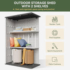 Aoxun 64 Cu.Ft Outdoor Storage Shed - Image 2