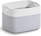 Woven Cotton Rope Storage Basket by ICERZCZ