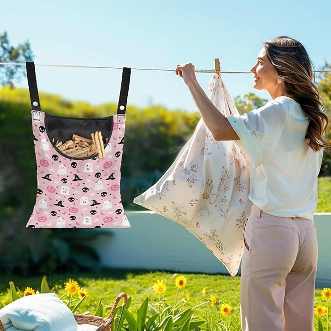 Clothes Pin Hanging Bag, Clothespin Bag - Image 2