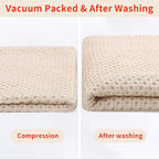 Homaxy 100% Cotton Waffle Weave Kitchen Dish Towels, Ultra Soft Absorbent Quick - Image 7
