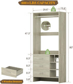 Aheaplus 2.5FT Closet System - Image 7