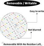 STARLIBOO Removable Multicolor Labels, Blank Stickers - Image 3