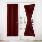 DWCN French Door Curtains – Rod Pocket Thermal Blackout Curtain by DWCN