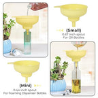 Wide Mouth Kitchen Funnel, Food Grade Plastic Cooking Canning Funnel - Image 3