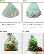 4-6 Gallon Small Trash Bags Compostable Trash Bags, AYOTEE 60 Count Ultra - Image 4