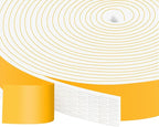White Strong Adhesive Foam Sealing Weather Stripping, High Density Door by Trisiki