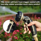 RESTMO Hose Nozzle with Easy Self-Lock Trigger, Heavy Duty Metal Water Hose - Image 4