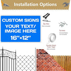 Personalized Aluminum Metal Signs - Image 4