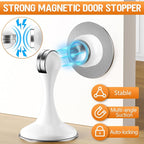 Crosize Magnetic Door Stoppers 6 Pack, Stainless Steel Door Catch - Image 2