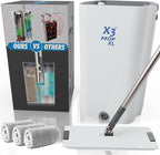 X3 Mop XL, Separates Dirty and Clean Water, 3-Chamber Design, Flat Mop and by TopTierProductsLLC