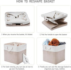 13 x 13 Inch Storage Cubes，6 Pack Cube Storage Bins - Image 5